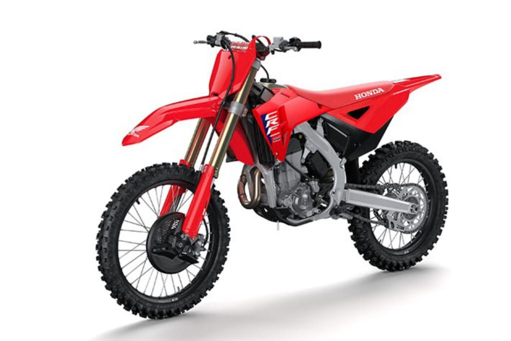 Motor trail Honda CRF450R dengan performa tinggi dan fitur riding mode elektronik